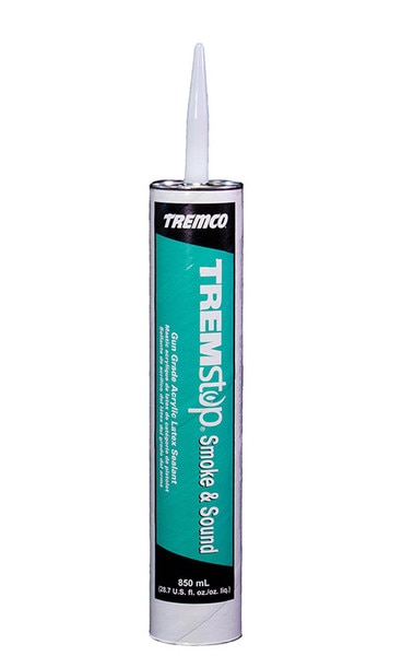 Image of TREMStop Smoke-N-Sound Sealant per Quart Cartridge - White